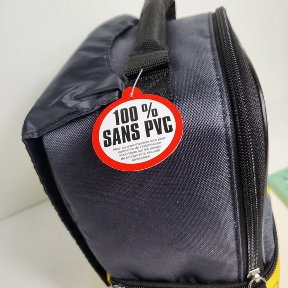 Thermos DC Comics Batman Kids Dual Compartment Lunch Box Bag With Cape PVC Free - Picture 10 of 16